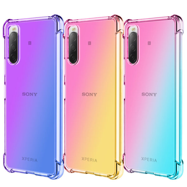 Sony Xperia Serie Sony Xperia 10 III Handyhülle Mode Farbverlauf TPU